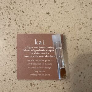 Kai Rose Perfume Oil by Gaye Straza Sample Size Vial w/ Card